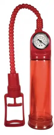 Мужские помпы красный