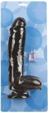 Фаллоимитатор BIGGER DONG BLACK 10 photo 2