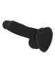 Реалистичный фаллоимитатор Strap-On-Me SOFT REALISTIC DILDO Black - Size M photo 2