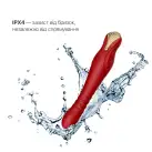 Смартвибратор-пульсатор Zalo — King Wine Red, кристалл Swarovski photo 7