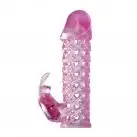 Вибронасадка для увеличения члена Fx Vibrating Couples Cage Pink photo 1
