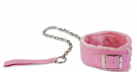 Ошейник розовый с поводком photo 2