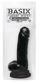 Фаллоимитатор SUCTION CUP 8 DONG BLACK photo 3