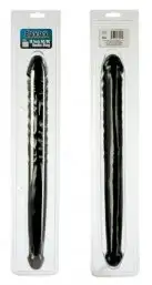 Фаллоимитатор двойной AC/DC DOUBLE DONG BLACK photo 2