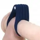 Эрекционное виброкольцо OVO B12 BLUE photo 2