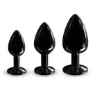 Металлическая анальная пробка с украшением в виде кристалла Dorcel - Diamond Plug BLACK M photo 6