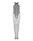 Сетчатый бодистокинг с имитацией боди Obsessive Bodystocking G332 S/M/L, black, с доступом photo 3