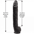 Фаллоимитатор Doc Johnson Dick Rambone Cock Black photo 2