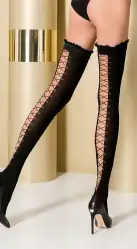 Сексуальные чулки Passion ST101 nero photo 2