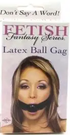 Кляп LATEX BALL GAG   photo 6